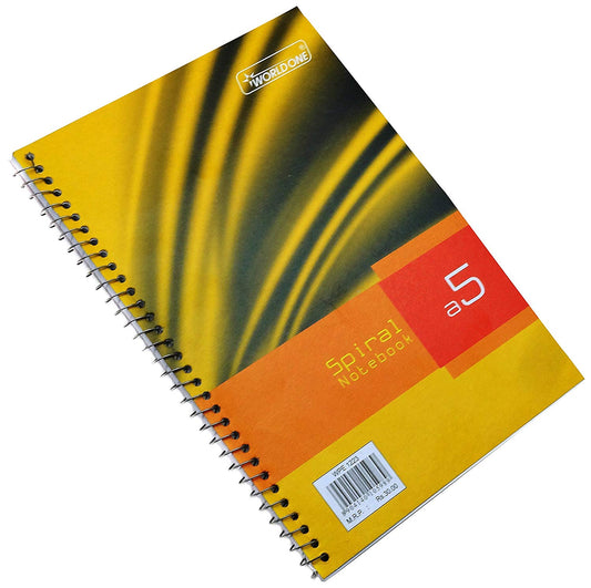 World one Spiral notebook- A5 Size (pack of 3)