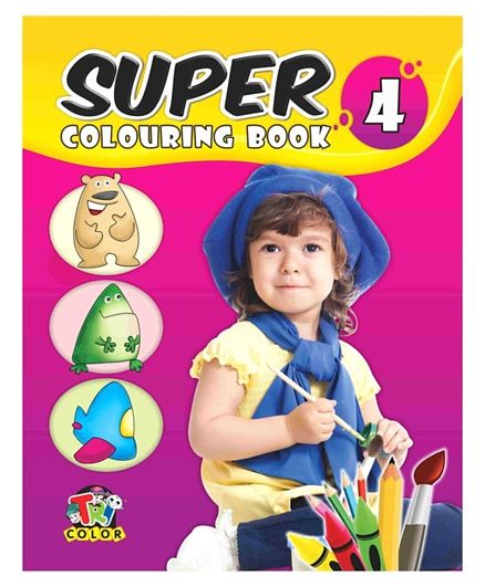 Tricolor Super Coloring Book 4 (Pack of 2)