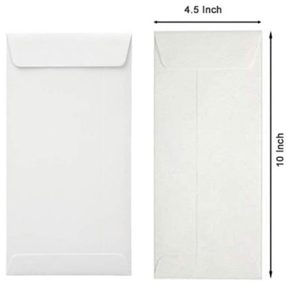 God's Grace White Envelope 10x 4.5 inches- Pack of 50