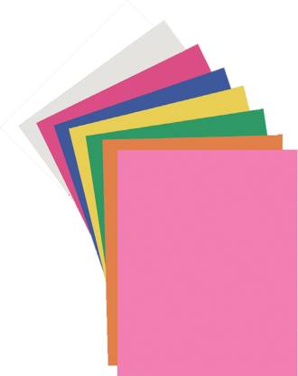 Youva NAVNEET  22x28 cm Craft paper Origami Paper  (Set of 50, Multicolor)